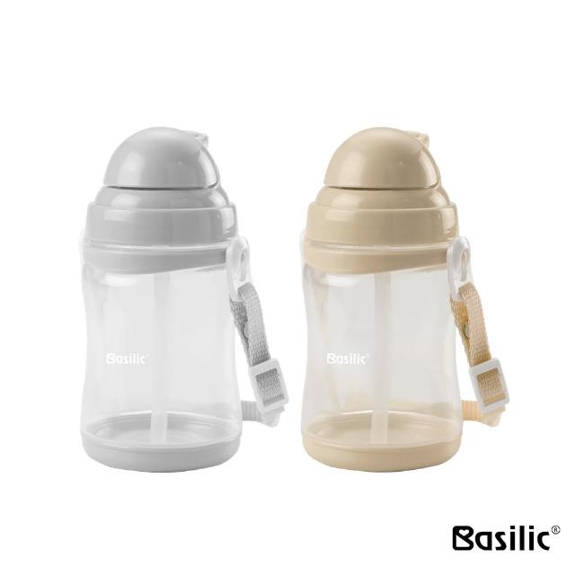 【Basilic 貝喜力克】兒童背帶彈跳水壺(450ml/2入組/可選色)