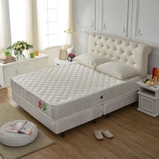 【睡芝寶】乳膠棉抗菌+3M防潑水蜂巢式獨立筒床墊(單人3.5尺-護腰床正反可睡)