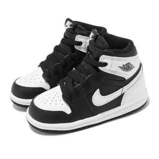 【nike 耐吉】jordan 1 retro high og td 反轉熊貓 小童 學步鞋 喬丹 親子鞋(fd1413-010)