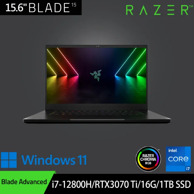 【Razer 雷蛇】★全新福利品★15吋i7 360Hz電競筆電(Blade Advanced/i7-12800H/RTX3070 Ti/16G/1TB SSD)