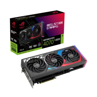 【ASUS 華碩】ROG-STRIX-RTX4070TIS-O16G-GAMING 顯示卡+華碩 TUF 1000W ATX3.0 金牌(70TIS+P組合)