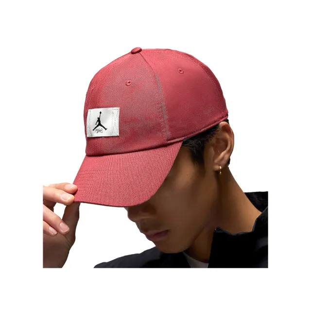 【NIKE 耐吉】Jordan Cap 梅紅色 喬丹 鴨舌帽 老帽 可調式 運動帽 棒球帽  FD5181-661