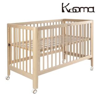 【KOOMA】歐式實木嬰兒中床、嬰兒床-不含床墊(可變推床、雙層架、遊戲床、床邊床)