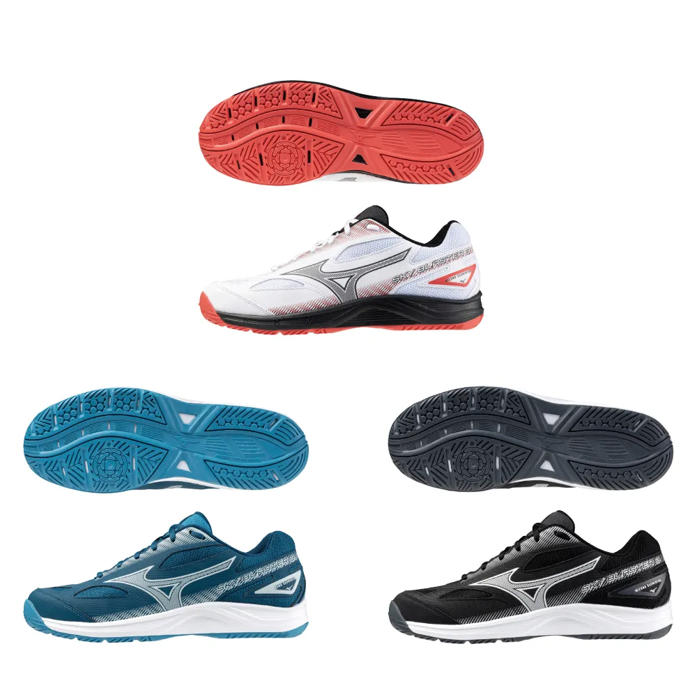 【MIZUNO 美津濃】SKY BLASTER 3 男款羽球鞋 71GA234503 71GA234512 71GA234540(羽球鞋)