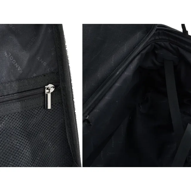 【SNOW.bagshop】20吋行李箱前開設計拉鍊式主袋(防刮360度靜音雙飛機輪)