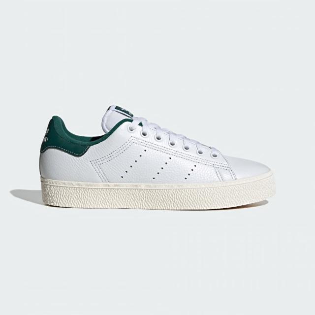 【adidas 愛迪達】STAN SMITH CS 白綠 休閒鞋 男 運動(IG1295)