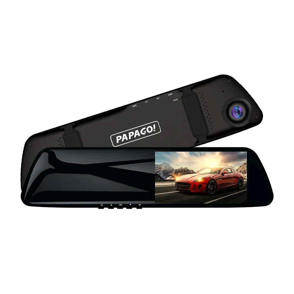 【PAPAGO!】FX770 前後雙錄 大廣角 後視鏡型 行車記錄器(贈到府安裝+32G記憶卡)