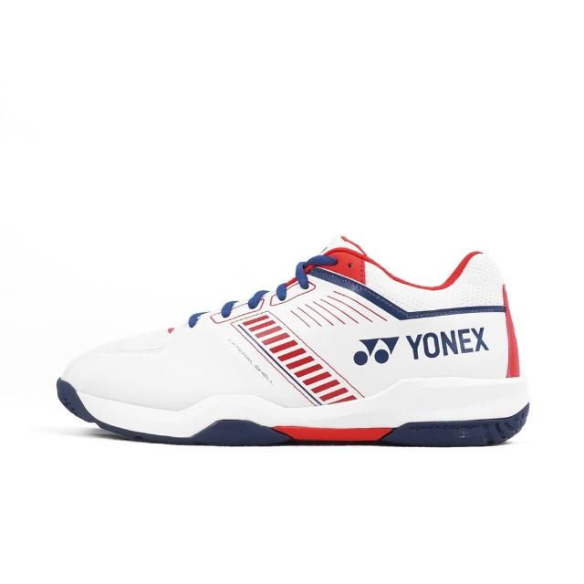 【YONEX】Power Cushion Strider Flow 男 羽球鞋 寬楦 白紅(SHBSF1WEX114)