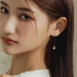 【MiiK】銀針 耳環 長耳環 貼耳 925銀針《人氣銀針耳環》(鋯石 不對稱耳環 個性耳環 韓系)