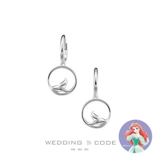 【WEDDING CODE】14K金 耳環 迪士尼小美人魚 TOE0997(限量 618限定 現貨 禮盒)