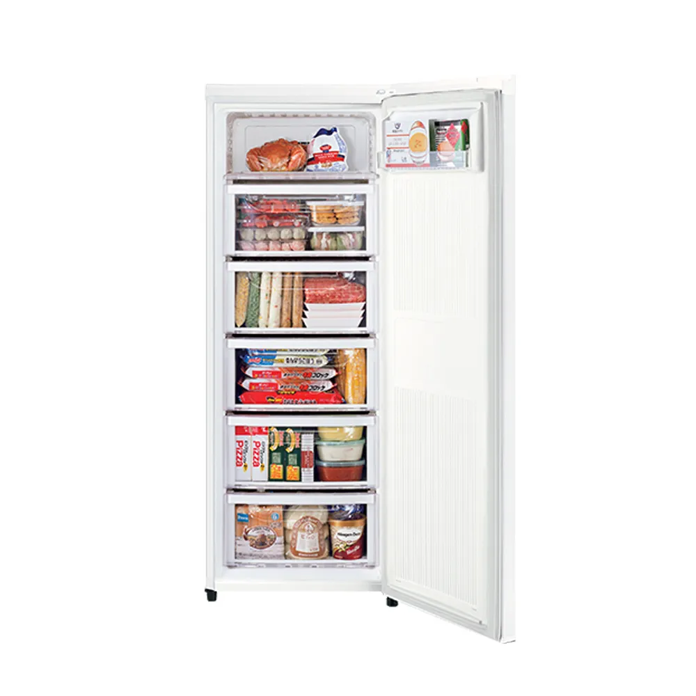 MITSUBISHI 三菱】小巧大容量144L直立式冷凍櫃(MF-U14T-W-C) - momo 