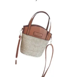 【89 zone】法式古典時尚 女包 編織包 草編包(綠/黑/棕)