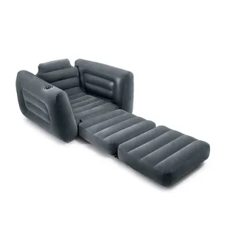【INTEX】二合一單人充氣沙發床 66551(二合一沙發床 單人沙發床 沙發椅 充氣床)