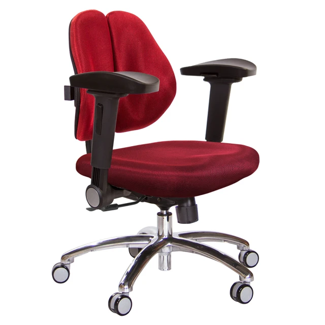 GXG 吉加吉 低雙背 電腦椅 鋁腳/摺疊滑面扶手(TW-2603 LU1D)
