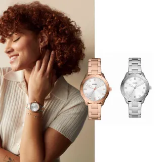 【FOSSIL】Dayle系列個性造型手錶 不鏽鋼錶帶女錶 38mm(多色可選)