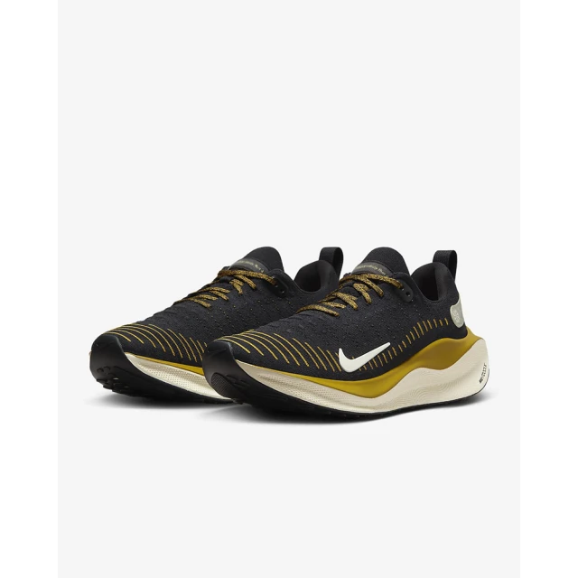 NIKE 耐吉 慢跑鞋 運動鞋 NIKE REACTX INFINITY RUN 4 男鞋 黑金(DR2665006)