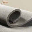 【SLIM抗菌舒眠型】日本銀纖維記憶膠乳膠透氣獨立筒床墊(雙人加大6尺)