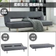 【E家工廠】沙發 單人沙發 雙人沙發 沙發床 懶人沙發 可調節沙發 客廳沙發(051-KC沙發（灰色）)