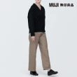 【MUJI 無印良品】女有機棉丹寧寬版寬鬆褲(共2色)
