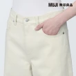 【MUJI 無印良品】女有機棉丹寧寬版寬鬆褲(原色)