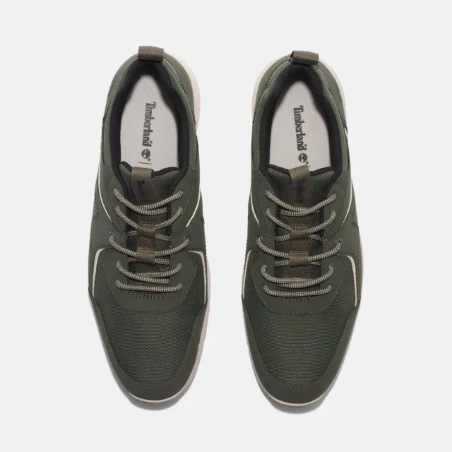 【Timberland】男款深綠色低筒休閒鞋(A6A31EDI)