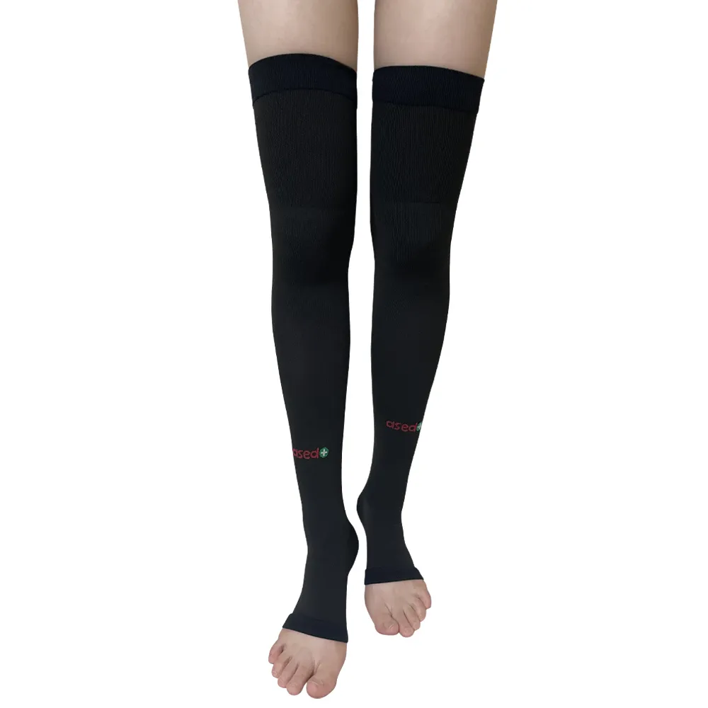 【Asedo 亞斯多】MIT台灣製造石墨烯黑科技塑型纖腿襪(單雙入-林力仁推薦 男女襪 透氣除臭 機能登山襪)