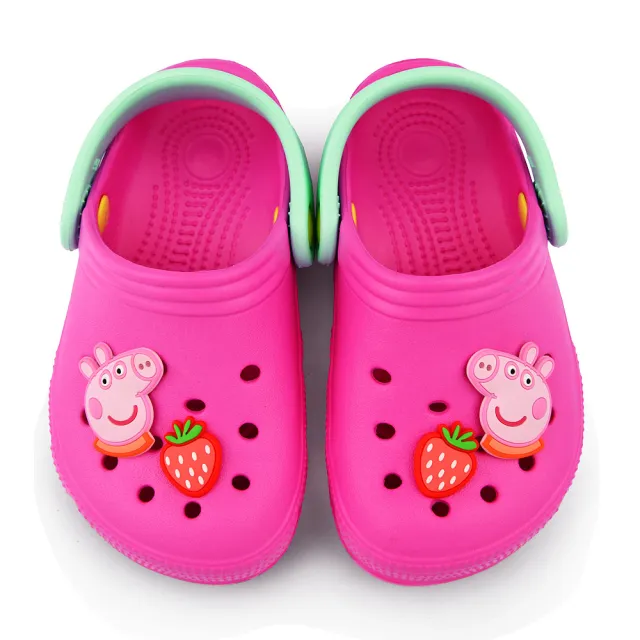 【童鞋城堡】中小童 卡通花園鞋 洞洞鞋 佩佩豬 TOMICA車(15~20cm)