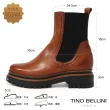 【TINO BELLINI 貝里尼】波士尼亞進口切爾西厚底短靴FWMT009(大地褐)