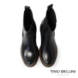 【TINO BELLINI 貝里尼】波士尼亞進口切爾西厚底短靴FWMT009(黑色)