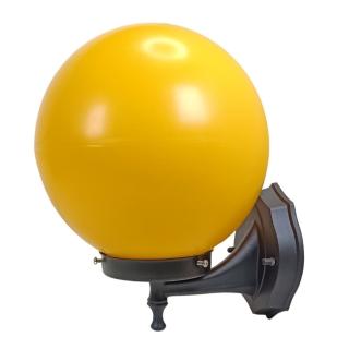 【彩渝】200MM PE 壁燈(戶外球形壁燈 球形燈罩 階梯燈 洗牆燈 可搭LED)