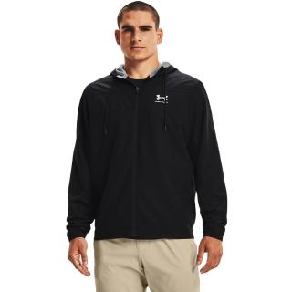 【UNDER ARMOUR】UA官方直營 男 Woven防風外套 1361621-003(黑色)