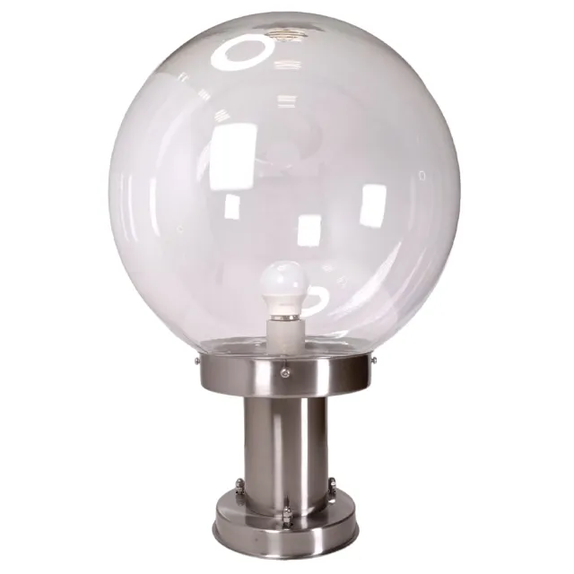 【彩渝】250MM PMMA 門柱燈(圓球 戶外球形柱頭燈 球型燈罩 庭園燈 可搭配LED)