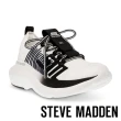 【STEVE MADDEN】ELEVATE 1 綁帶厚底休閒鞋(黑白色)