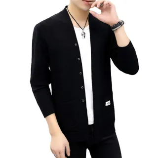 【CPMAX】韓版修身打底針織衫(2色可選 長袖針織衫 薄款毛衣 針織外套 C126)