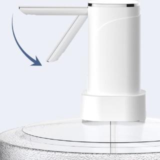 【CGW】抽水器 桶裝水液顯款折疊電動取水器(2合1桌桶兩用 液晶顯示取水器)