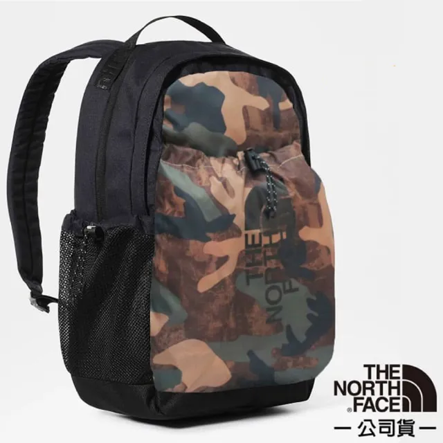 【The North Face】BOZER 抗撕裂多功能後背包19L.通勤包.電腦包(52TB-5E8 迷彩 N)