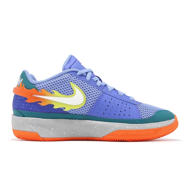 【NIKE 耐吉】籃球鞋 JA 1 SE GS 大童鞋 女鞋 藍 橘 Backyard BBQ 火焰 Morant(FN4398-400)