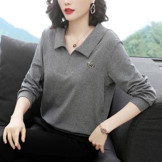【LANNI 藍尼】現貨 大碼修身翻領POLO衫※(百搭/女裝/優雅/售完不補)