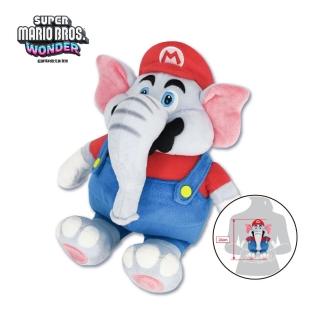 【Nintendo 任天堂】任天堂正版授權娃娃 瑪利歐 驚奇 大象瑪利歐 玩偶 娃娃(S)
