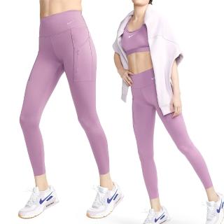 【NIKE 耐吉】AS W NK DF GO MR 78 TGHT 女款 紫色 運動 緊身褲 長褲 束褲 DQ5695-536