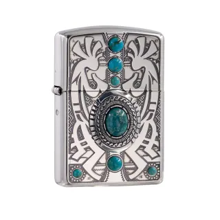 【Zippo】印地安精神徽章-加厚版防風打火機(美國防風打火機)