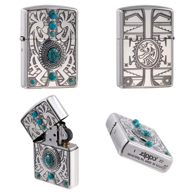 【Zippo】印地安精神徽章-加厚版防風打火機(美國防風打火機)