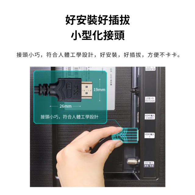 【PX 大通-】認證線HDMI-3ME HDMI線3米HDMI2.0版4K@60公對公HDR影音ARC影音傳輸hdmi線(適用家用工程裝潢)