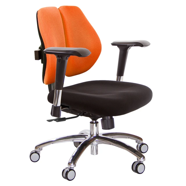 GXG 吉加吉 低雙背 電腦椅 鋁腳/4D金屬升降扶手(TW-2603 LU7)