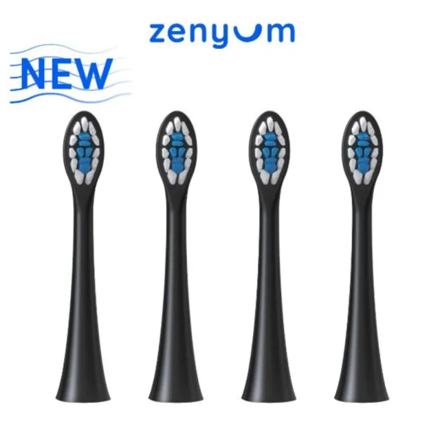 【Zenyum】Sonic™ 音波振動牙刷溫和潔淨刷頭組-4件入(保護牙齦/纖細刷毛/楊謹華代言)