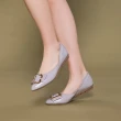【FAIR LADY】我的旅行日記 時髦金屬腰帶釦平底鞋(槿紫、502759)