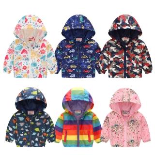 【Baby 童衣】兒童外套 薄長袖連帽外套 防曬外套 88644(薄外套 童裝)
