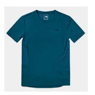 【The North Face】男款 FLASHDRY吸濕透氣短袖圓領T恤_亞洲版型/休閒衫.運動上衣(7WCW-EFS 藍 N)