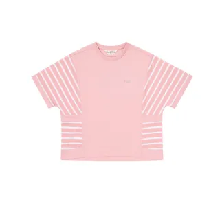 【FILA官方直營】女吸濕排汗短袖圓領T恤-粉色(5TEY-1720-PK)