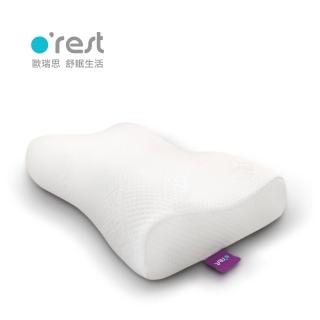 【orest】完美側睡記憶枕(抗菌枕芯 低溫感記憶棉 高密度100D高支撐 三層針織布天絲外布套 臺灣製)